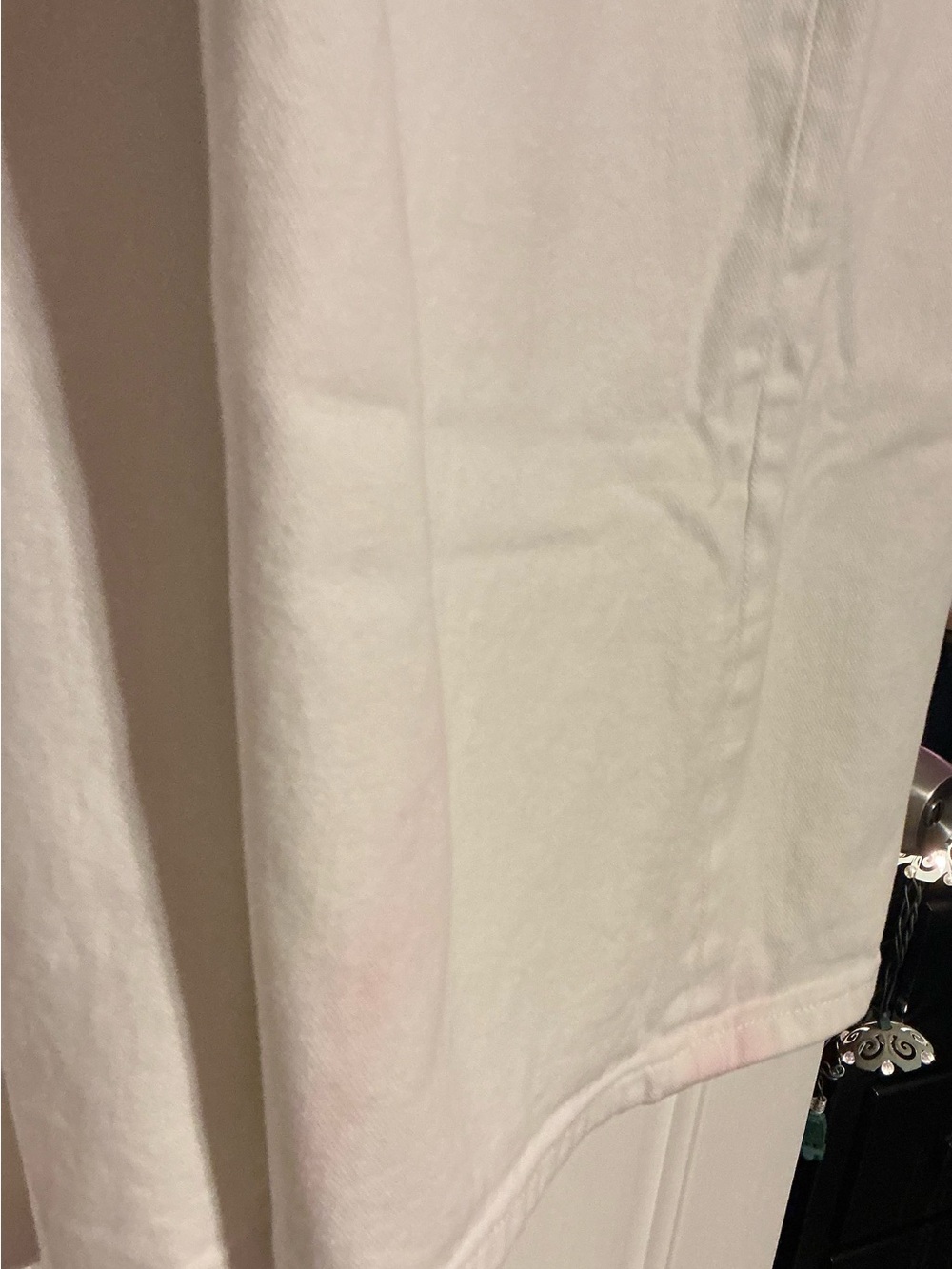 Eloquii White Straight-Leg Jeans